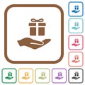 Gifting simple icons