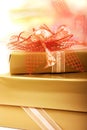 Gifts boxes Royalty Free Stock Photo