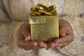 Gifts happiness to others Royalty Free Stock Photo