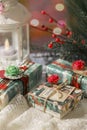 Gifts for the holidays.Christmas gifts.in anticipation of the new year and Christmas