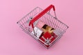 Gifts in shopping cart