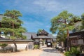 Enkoji Temple at Hida Furukawa Old Town. a famous historic site in Hida, Gifu, Japan