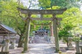 Keta Wakamiya Shrine. a famous historic site in Hida, Gifu, Japan Royalty Free Stock Photo