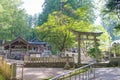 Keta Wakamiya Shrine. a famous historic site in Hida, Gifu, Japan Royalty Free Stock Photo