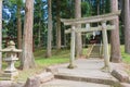 Keta Wakamiya Shrine. a famous historic site in Hida, Gifu, Japan Royalty Free Stock Photo