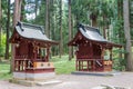 Keta Wakamiya Shrine. a famous historic site in Hida, Gifu, Japan