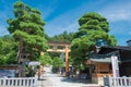 Sakurayama Hachimangu shrine. a famous historic site in Takayama, Gifu, Japan