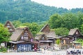 Gassho-zukuri houses in Shirakawago, Gifu, Japan