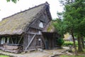 Gasshozukuri Minkaen Outdoor Museum in Shirakawago, Gifu, Japan. a famous historic site