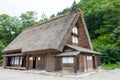 Old Asano Chuichi Family House at Gasshozukuri Minkaen Outdoor Museum in Shirakawago, Gifu, Japan. a