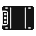 Gigabyte data icon simple vector. Big disk device Royalty Free Stock Photo