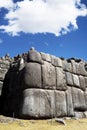 Sacsayhuaman, ruinas incas en Cusco, Peru Royalty Free Stock Photo