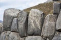 Panoramic view of Sacsayhuaman, Inca ruins in Cusco or Cuzco town, Peru Royalty Free Stock Photo