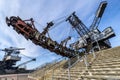 Excavator in the disused lignite opencast Ferropolis - Germany