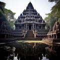 gigantic temples massive religious structures dedicated to worh Royalty Free Stock Photo