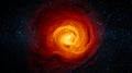 Gigantic Wave in Perseus Galaxy Cluster Space scene in the galaxy. Panorama. Universe filled with stars, nebula and galaxy,.