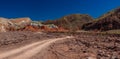 Gigapan of rainbow valley in Atacama desert, Chile Royalty Free Stock Photo