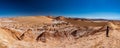 Gigapan with tourist and big dune in Atacama Royalty Free Stock Photo