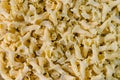 Gigli Pasta in Close Up Detail for Food Background. Royalty Free Stock Photo