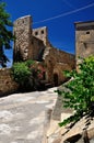Giglio Castello street fortification Giglio Island, Italy Royalty Free Stock Photo