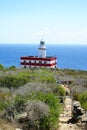 Giglio Island, Tuscany Italy: towards Faro di Capel Rosso Capel Rosso Lighthouse