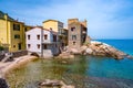 Giglio Porto on the paradise Giglio Island, Tuscany, Italy, Royalty Free Stock Photo