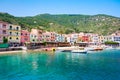 Giglio Porto on the paradise Giglio Island, Tuscany, Italy, Royalty Free Stock Photo