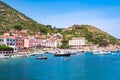 Giglio Porto on the paradise Giglio Island, Tuscany, Italy, Royalty Free Stock Photo