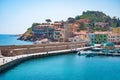 Giglio Porto on the paradise Giglio Island, Tuscany, Italy, Royalty Free Stock Photo