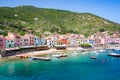 Giglio Porto on the paradise Giglio Island, Tuscany, Italy, Royalty Free Stock Photo