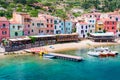 Giglio Porto on the paradise Giglio Island, Tuscany, Italy, Royalty Free Stock Photo