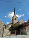 Gigny, small village, hamle, small town of France Royalty Free Stock Photo