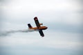 Fireplane flying during an army aircraft show.