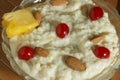 Gil e firdaus is a dessert from India