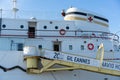 Gil Eanes historic naval museum ship boat in Viana do Castelo marina, in Portugal