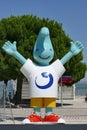Gil, the mascot of Expo`98 in Lisbone, Portugal Royalty Free Stock Photo
