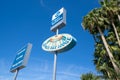 Gila Bend, Arizona - Sign for the Best Western Space Age Lodge Hotel, Restaurant and gift shop a retro theme