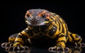 Gila Monster on Pure White -Generative Ai Royalty Free Stock Photo