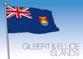 Gilbert and Ellice islands flag Royalty Free Stock Photo