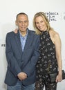 Gilbert Gottfried and Dara Kravitz at 2017 Tribeca Film Festival