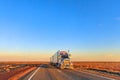 Gilberts road-train truck of Kenworth Royalty Free Stock Photo