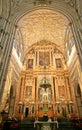 Cordoba Spain. Interior of the catholic cathedral