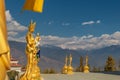 Gilded Bodhisattva statue in Thimphu