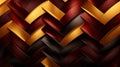 Gilded Elegance: Fractal Herringbone Opulence