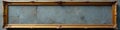 Gilded frame against raw concrete backdrop, ample copy space, presentation, advertising, cement