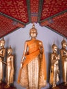 Hall of Standing Buddhas at Wat Pho, Bangkok Thailand