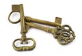 Gilded keys Royalty Free Stock Photo