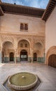 Gilded Room Courtyard (Patio del Cuarto Dorado) at Nasrid Palaces of Alhambra - Granada, Andalusia, Spain