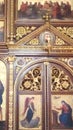 Entrance to the altar sanctuary in the Zagreb Greek Catholic Church