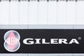 Gilera logo on a wall Royalty Free Stock Photo